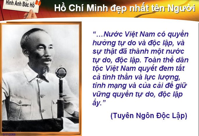 Phân tích đoạn văn mở đầu Tuyên Ngôn Độc Lập của Hồ Chí Minh